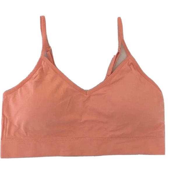 Abound Other - Abound Bralette Coral XL Orange Nordstrom Light Sports Removable Padding Casual